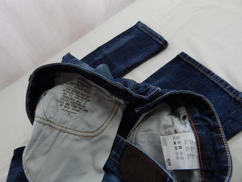 Hugo Boss Orange 25 Jeans Straight Waist 34 Leg 30 W34 L30 Button Fly (Q7351) - Picture 8 of 10