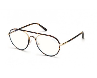 TOM FORD Designer TF5623-B 056 Round Tortoise 54mm Brille Brillengestell Eyewear NEU