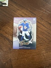 2025 Panini Select Football Jaxson Dart #17 Select Certified Rookie RC NY Giants