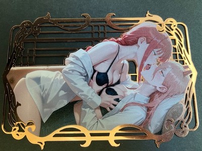 Goddess Story Gold METAL Card - Random Serial Number #/100! Makima Power Bikini