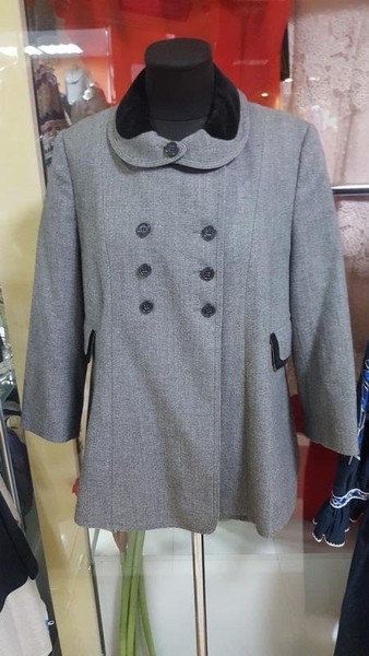Women Chloé Jacket Grey Cotton 34 / XS / 42