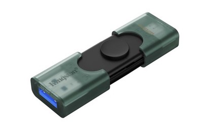 Kingston DataTraveler Duo USB Flash Drive 128GB USB-A + C 3.2 DuoG2 - DTDEG2/128