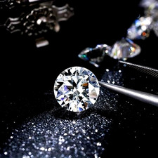 Beautiful 4Ct Round Natural D Color Lab Grown CVD Diamond VVS1 Clarity Certified