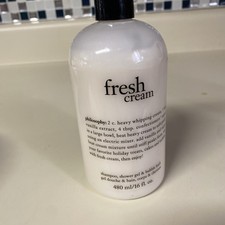 PHILOSOPHY FRESH CREAM SHAMPOO SHOWER GEL  BUBBLE BATH 16 OZ