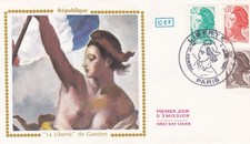 FRANCE 1982 FDC LIBERTY YT 2181 A 2183