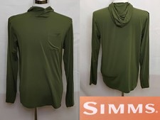 Simms Headwaters Hoody Men's M Clover Green Heather UPF Daywalker NWT J4931