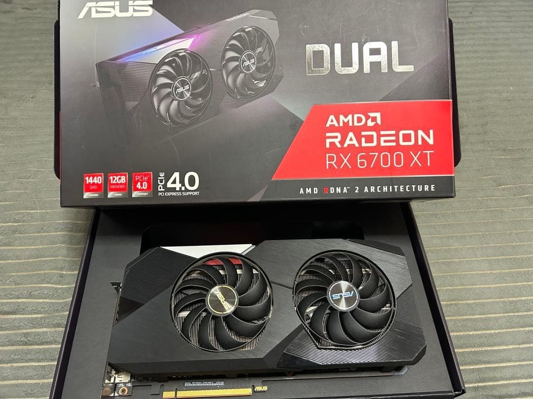 ASUS Dual Radeon RX 6700 XT OC Edition 12GB GDDR6 Gaming Graphics