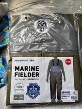 ADI WORKS Marine Fielder Fishing Raincoat L Gray 0.50mm Waterproof Parka