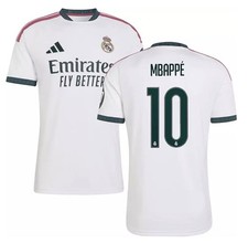 Camiseta deportiva Adidas para hombre ajustada XL Real Madrid Kylian Mbappe #10 2026 réplica local