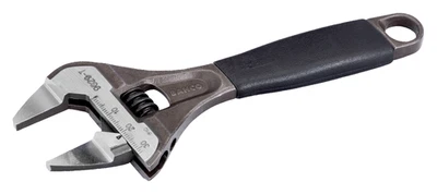 Bahco 6in. Adjustable Wrench Slim Jaw Extra Wide 32mm Jaw Capacity - 9029-T