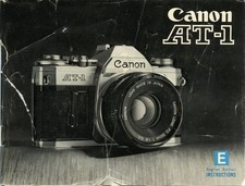 Original Manual for Canon AT-1 Camera