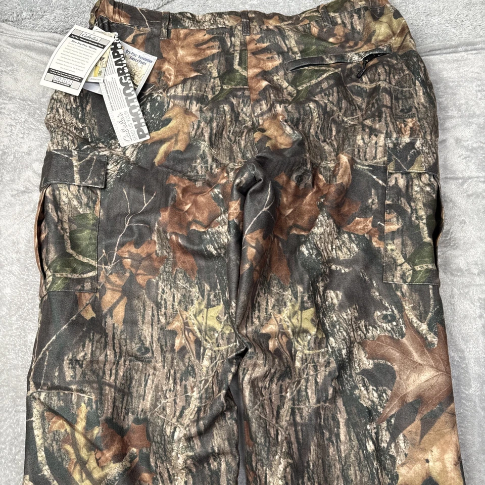Cabela’s Dry Plus Revolution Fleece Pants Mens 42 X34Thinsulate Camo New - Image 4 of 4