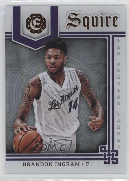 2016-17 Panini Excalibur Squire Brandon Ingram #4 Rookie RC 3gq