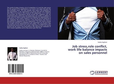Job stress,role conflict, work life balance impacts on sales personnel Sadiq Sag