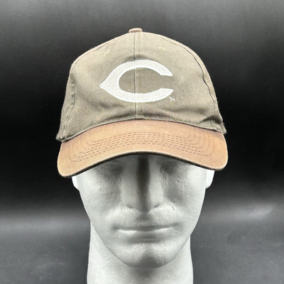 Unbranded C Baseball Hat Two-Tone Brown Adult Chicago Used