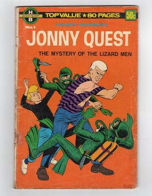 1964 GOLD KEY JONNY QUEST #1 & SPACE GHOST #1 1ST JONNY QUEST RARE KEY AUSTRALIA