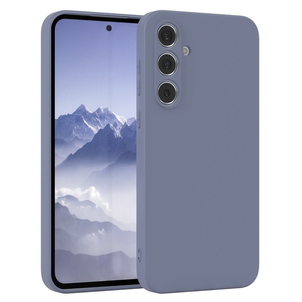 FüR Samsung Galaxy A35 HandyhüLle Silikon Back Cover Schutz Handy Case Eisblau-image
