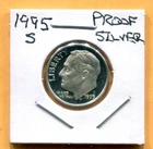 Gem 1995-S Proof Cameo Silver Roosevelt Dime - Free Shipping