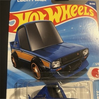 Hot Wheels Nissan Skyline 2000GT-R LBWK HW J-Imports Blue Diecast 1:64 Unopened