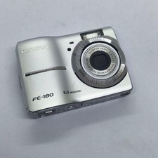 OLYMPUS FE-180 Silver Compact Digital Camera Tested Working Seller Japan