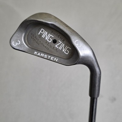 Ping Zing Phoenix Karsten 3 Iron RH Steel Shaft Black Dot Golf Club New Grip