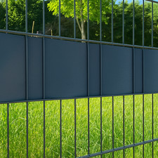 PREMIUM Sichtschutz Grau Schwarz Weiß Grün Anthrazit 26m für Stabmattenzaun