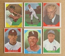 1960 FLEER BASEBALL CARD SINGLES COMPLETE YOUR SET PICK CHOOSE UPDATED 4/21