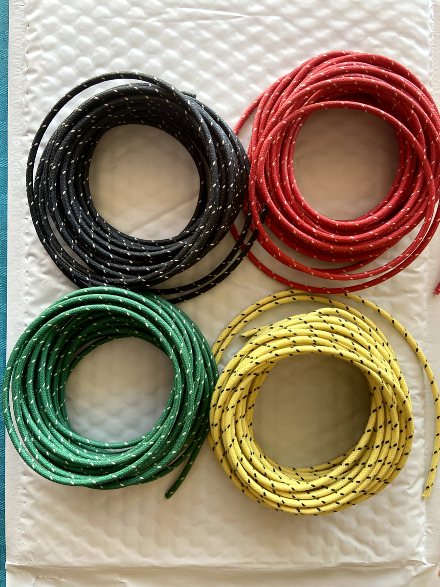 Harley Cloth Covered 16 ga Wiring Wire 100 Ft. Knucklehead Panhead