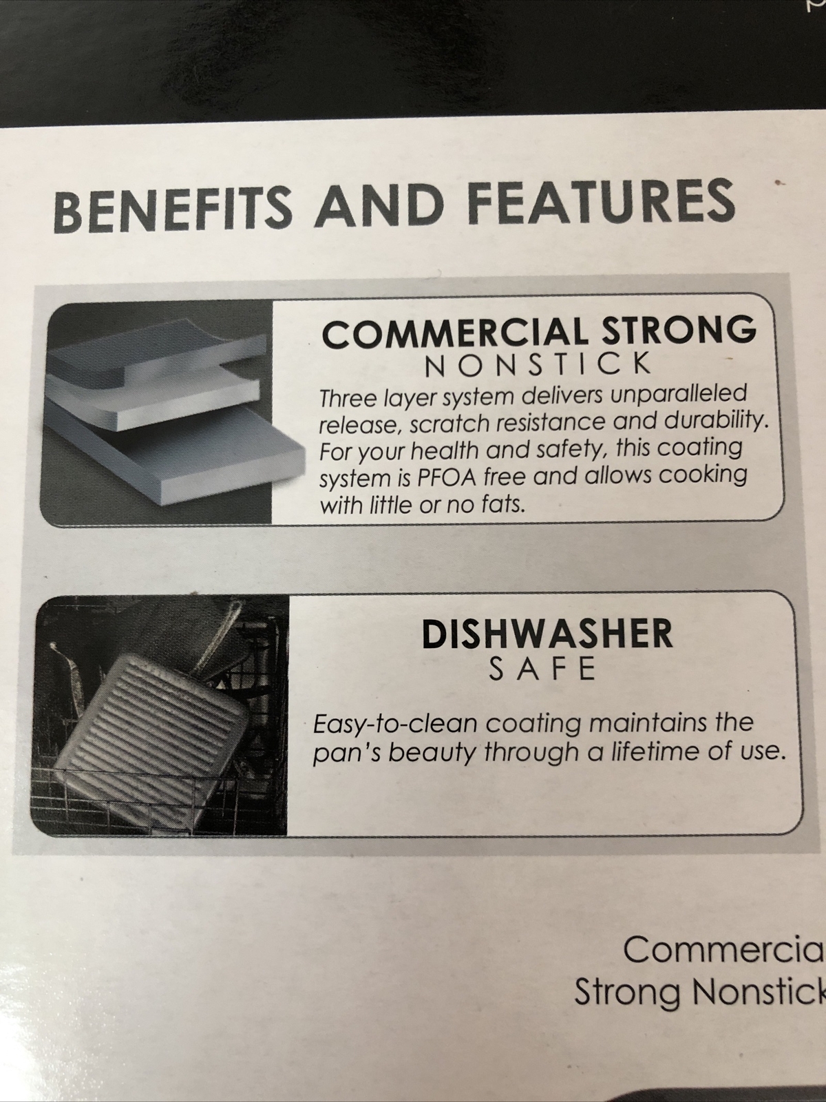 New All Clad NS1 Nonstick 11in Square Grill Pan 1,5 in Depth, Excellent