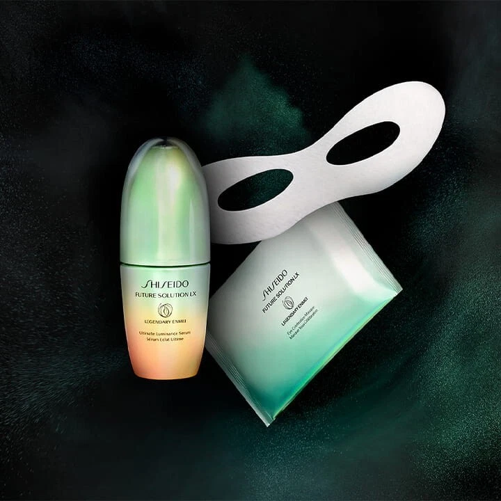 SHISEIDO Future Solution LX Legendary Enmei Ultimate Luminance Serum Set NEW - Image 4 of 4