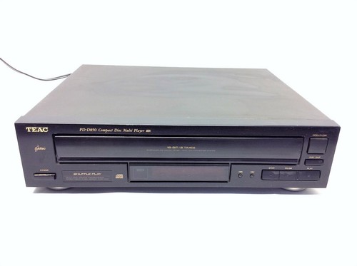 Teac PD-D850 Compact Disc CD Multi Player Parts Black Vintage Used - Picture 12 of 12