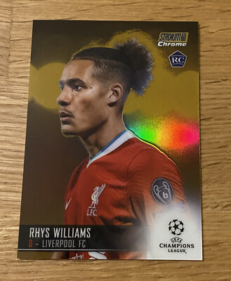 Topps Chrome Stadium Club 2020/21 - Rhys Williams RC GOLD 37/50