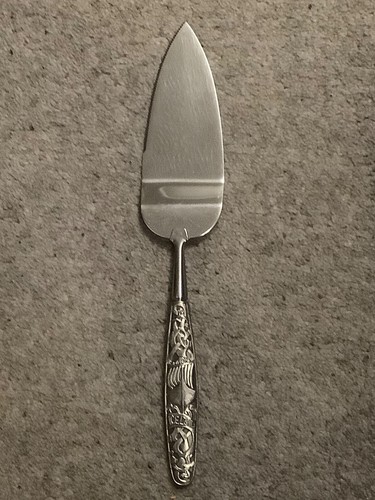 VINTAGE STAINLESS STEEL CAKE SERVER - ICELAND