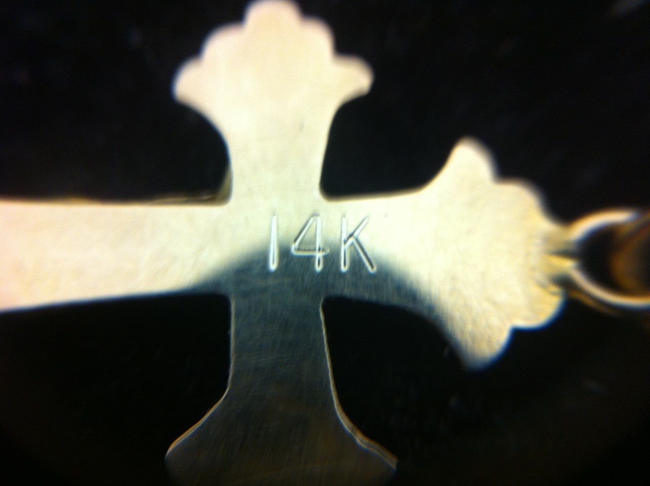 14K Gold Italy anchor necklace eBay