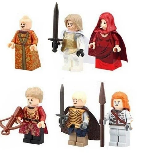 Game of Thrones Custom Minifigure Set Jamie Joffery Lannister Brienne Melisandre