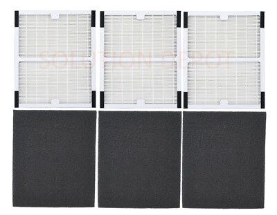 (3) Hepa & Carbon Filters For Idylis B IAF-H-100B IAP10050 IAP-10-125 AC-2125