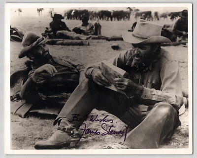 James Stewart - Fotografie signiert und signiert - 20,4 x 25,2 cm