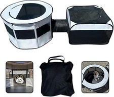 small animal playpen double room with tunnel