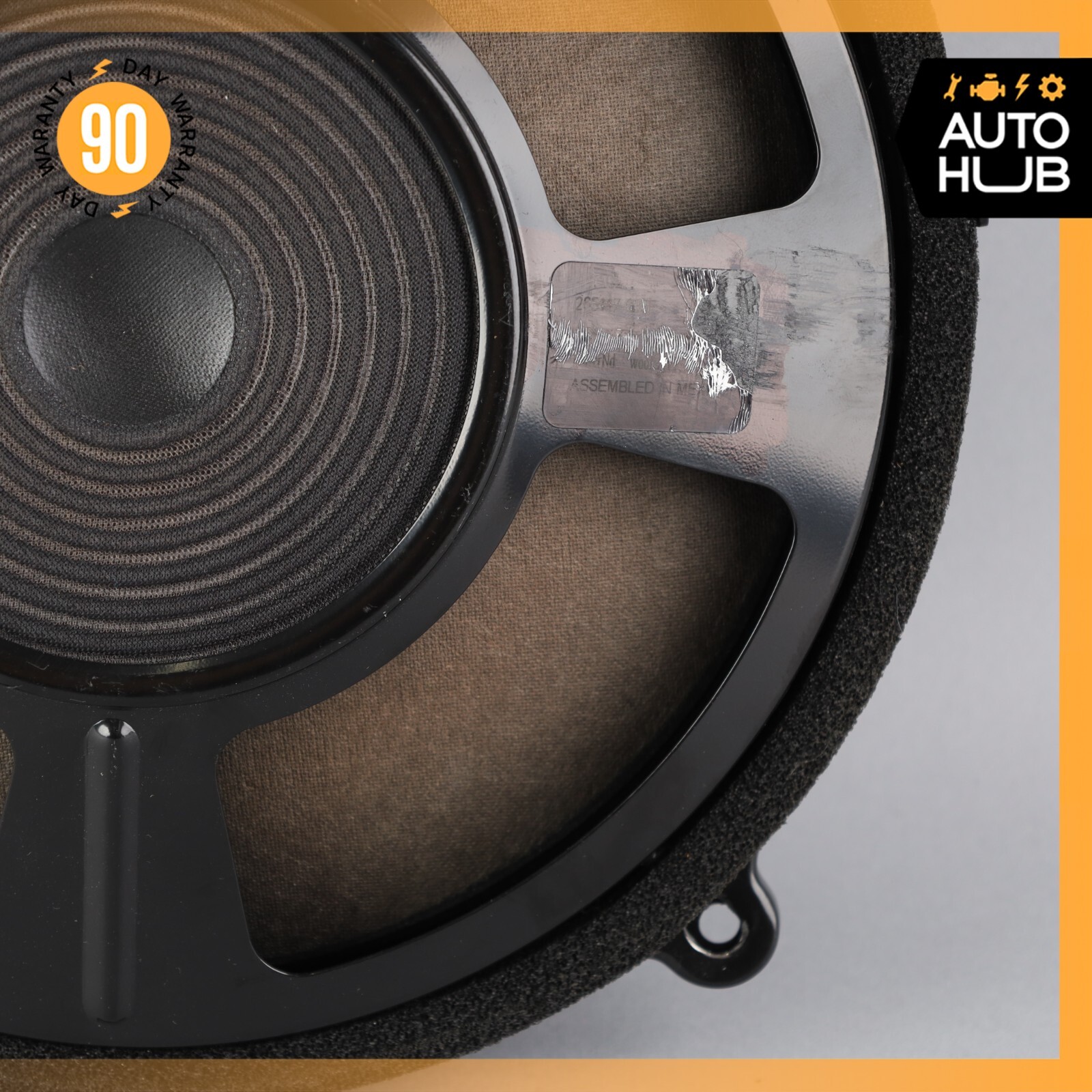 03-19 Maserati Quattroporte Rear Bose Subwoofer Sub Woofer Sound Speaker OEM 74k