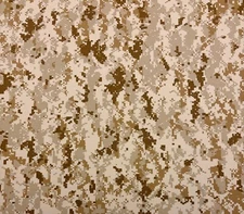 MARPAT DESERT GORE TEX 4.5OZ NYLON DWR MILITARY WATER REPELLENT FABRIC BTY 62"W