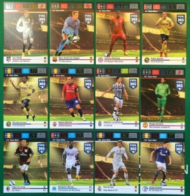 2015 Panini Adrenalyn XL FIFA 365 Cards