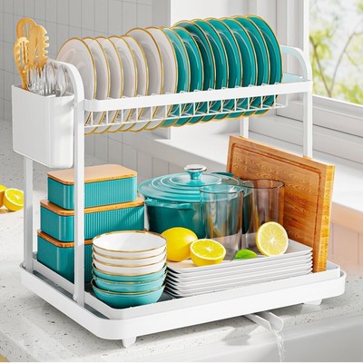 MEJOR Escurridor De Platos Cocina Para Encimera Secado Para Utensilio Dish Dryer