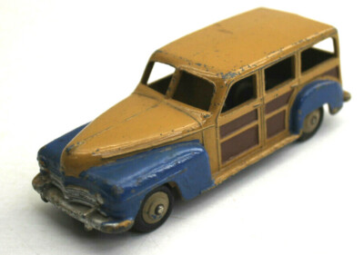 値下げしました！DINKY TOYS Vintage Dinky Toys England #344 Plymouth Woody Estate Rare Blue