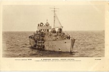A Barrage Vessel, Dover Patrol. RP. Abrahams 1072. Devenport. Unwritten