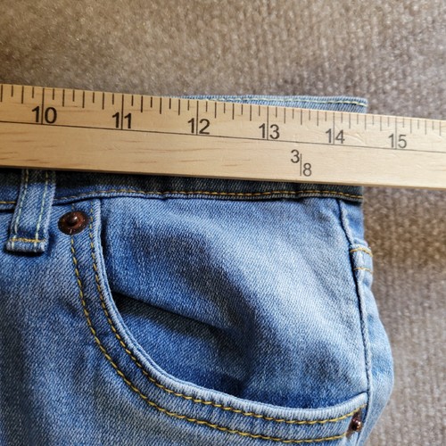 Levis 511 Jeans Teen/Girl 18 Straight Slim Blue Denim Midrise Casual 29×29 - Picture 3 of 12