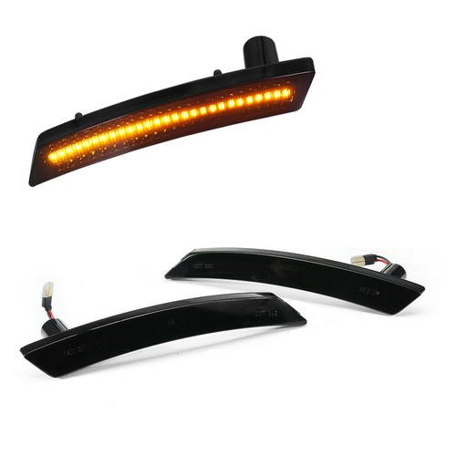 2 piezas luces marcadoras laterales LED de ámbar ahumado para MINI Cooper 2007-2015 - Imagen 2 de 10