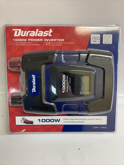 Duralast 1000 Watt Mobile Power Outlet Inverter Pi 1000w For Sale Online Ebay
