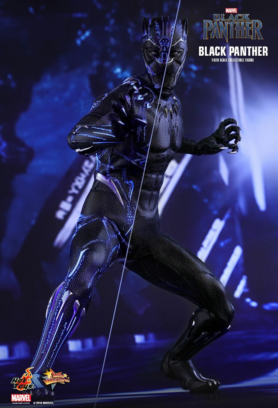 Hot Toys Black Panther 1 6 Scale Action Figure Mms470 For Sale Online Ebay