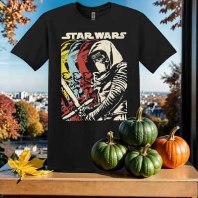 Star Wars Kylo Ren Episode 7 Farbe T-Shirt T Shirt Herren Damen Unisex Tshirt SY778