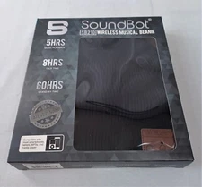 SoundBot SB210 Bluetooth, Wireless Smart Knit Headset Beanie W/Hands-Free Black